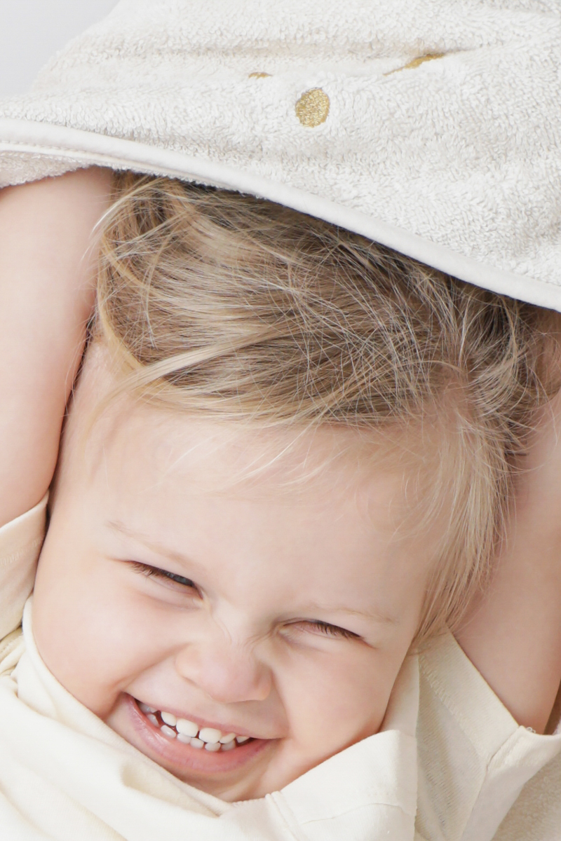 Piapimo Ręcznik z Kapturkiem Piaskowy