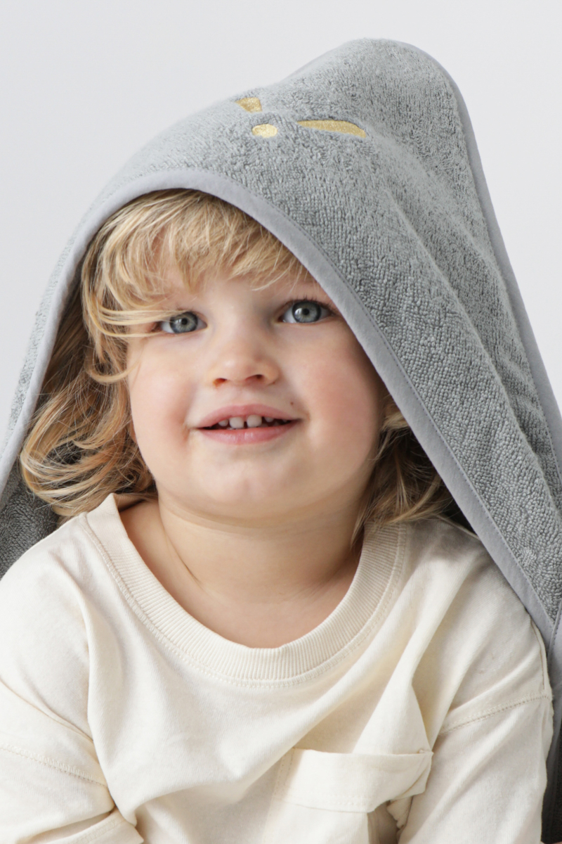 Piapimo Ręcznik z Kapturkiem Szary