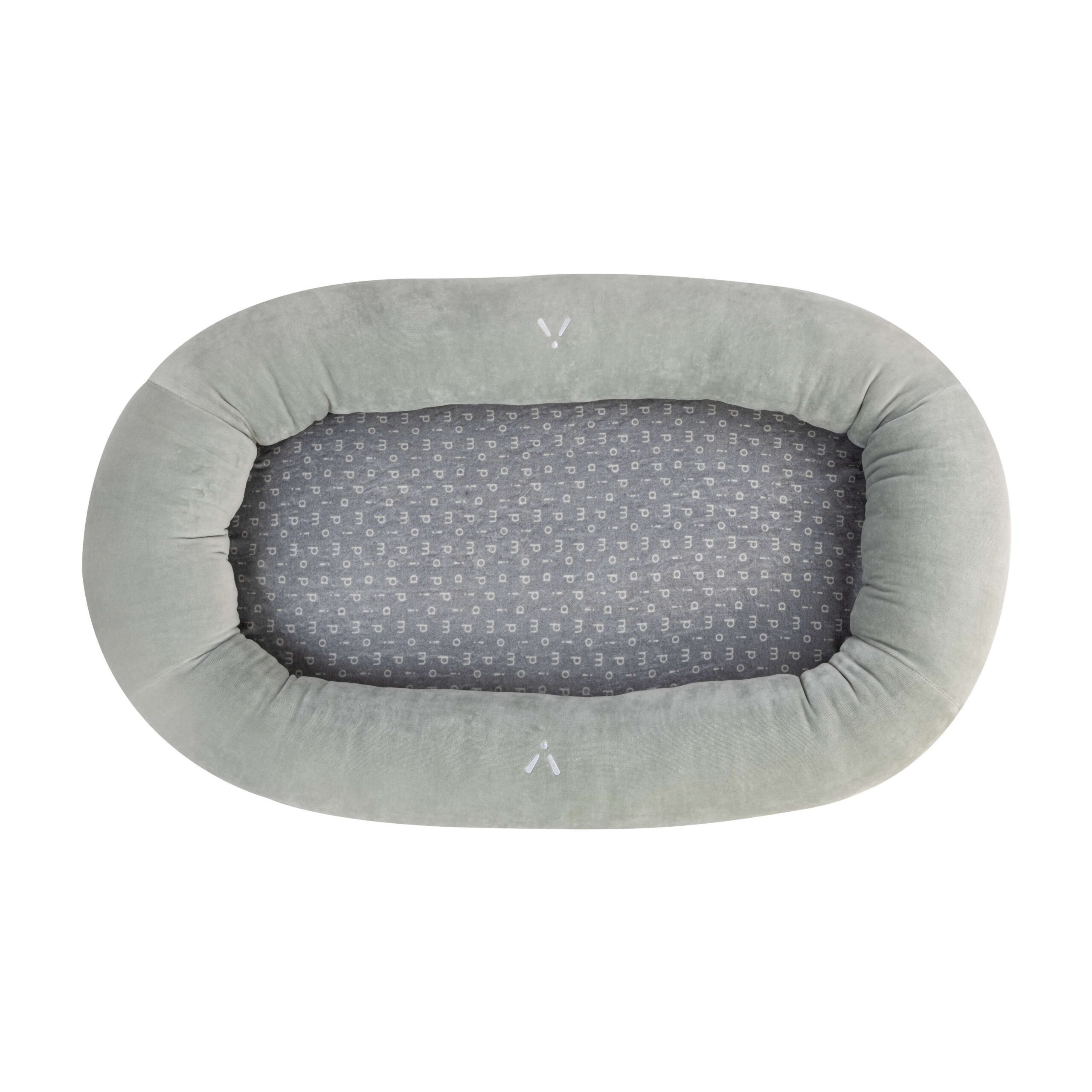 Piapimo Kokon Ciemnoszary i Jasnoszary Literki