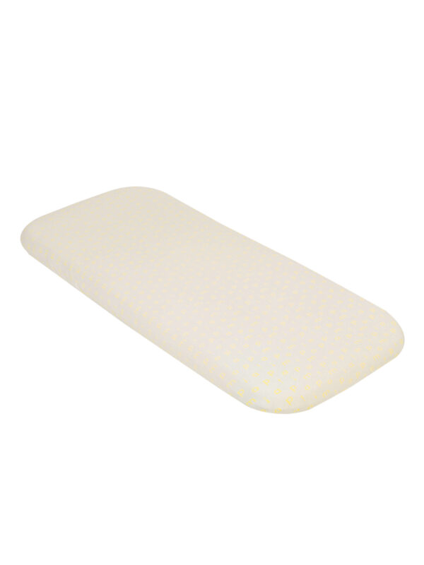 Piapimo Prześcieradło do wózka, dostawki i kosza Mojżesza piaskowe literki