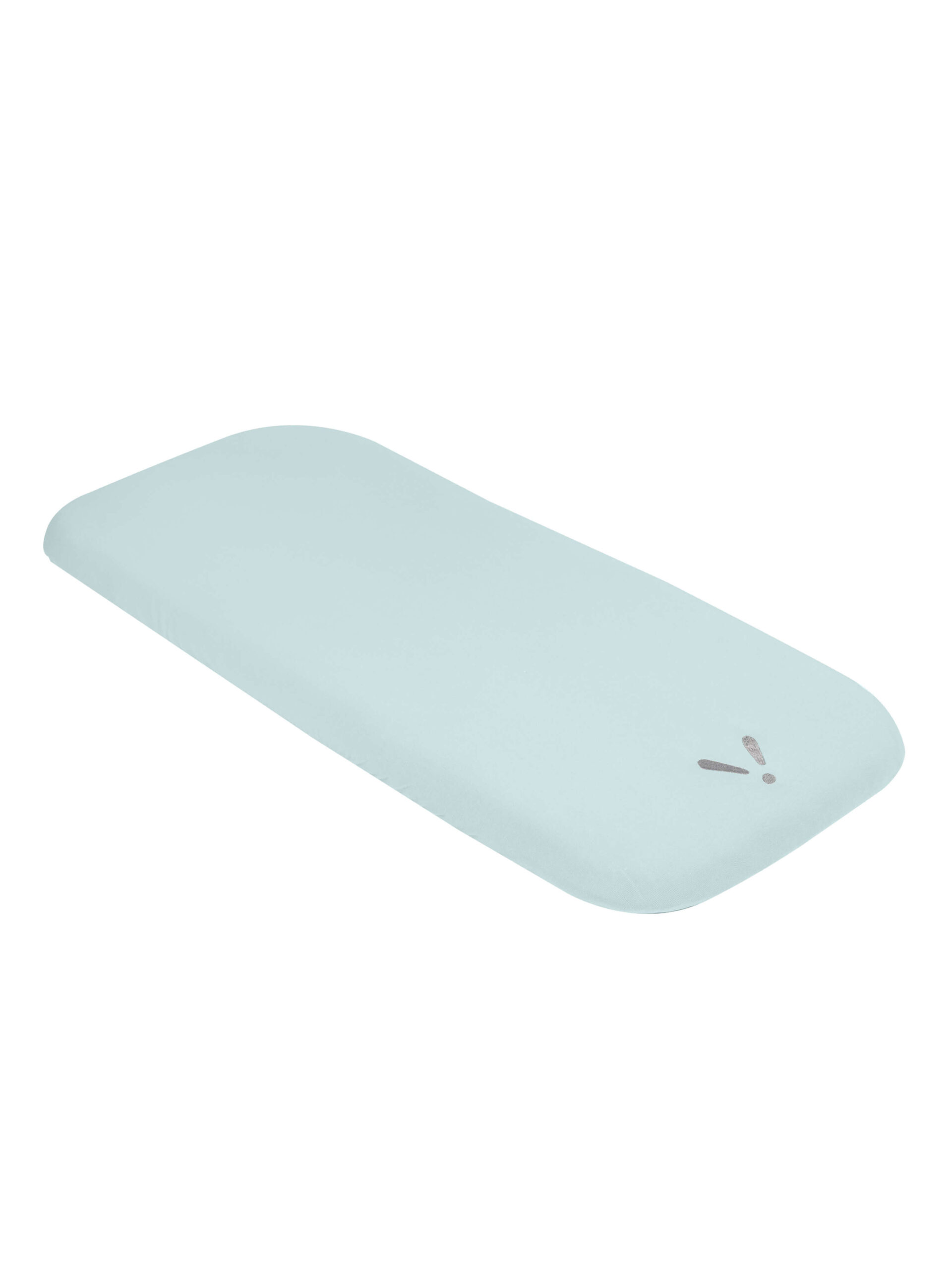 Piapimo Prześcieradło do wózka, dostawki i kosza Mojżesza zielone z haftem