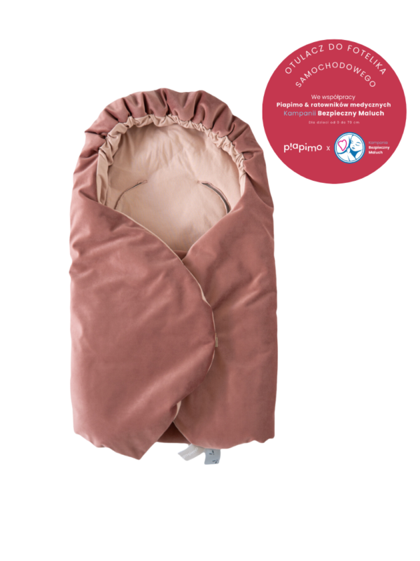 otulacz do fotelika samochodowego i gondoli piapimo kampania bezpieczny maluch