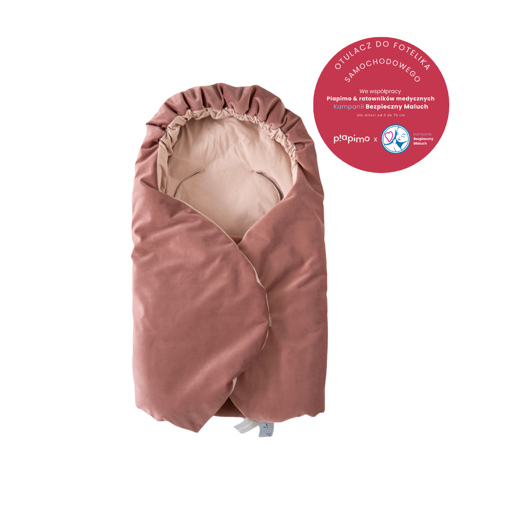 otulacz do fotelika samochodowego i gondoli piapimo kampania bezpieczny maluch