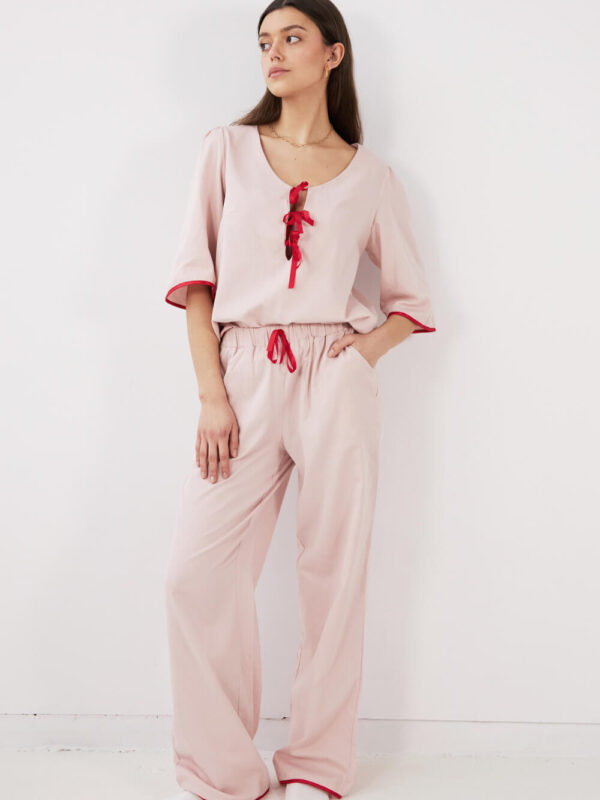 Piżama Piapimo set piżamowy spodnie koszula do spania koszula do karmienia (16)