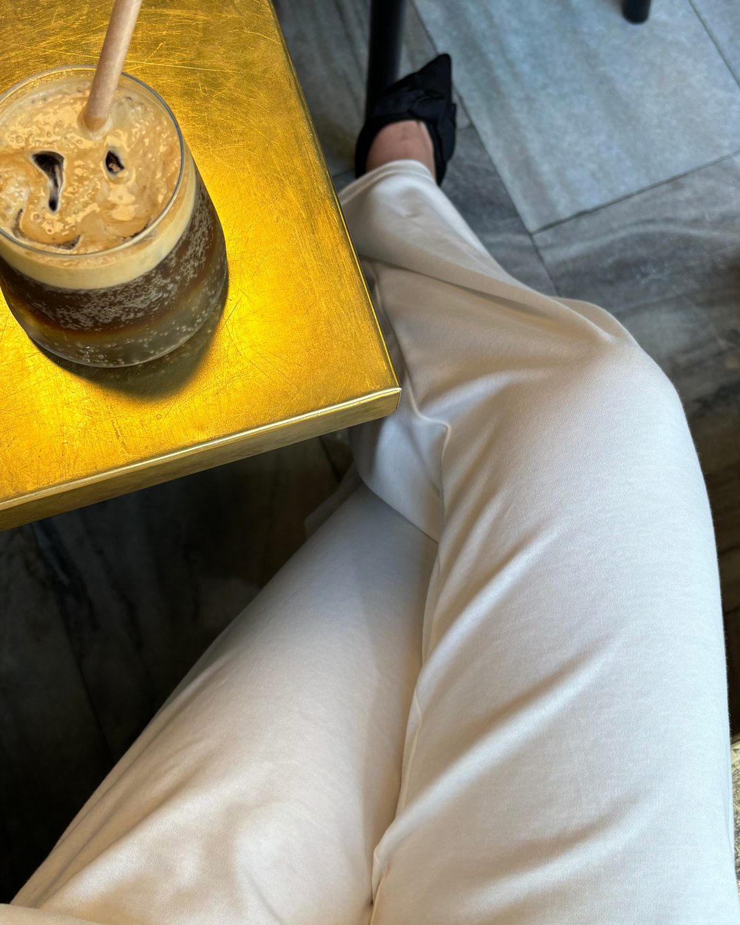 stella spodnie cream