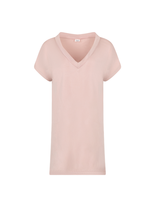 koszula ciązowa do spania i karmienia bambusowa piapimo różowa